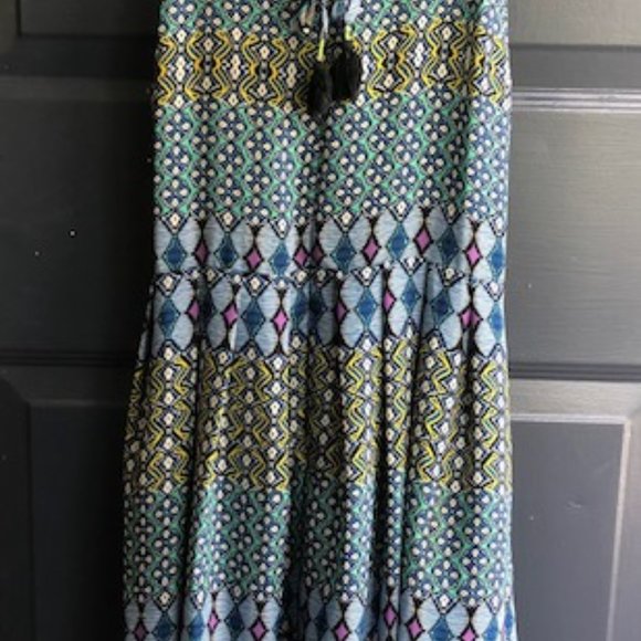 Collective Concepts Dress - Med, Sleeveless, Multi-color print, Mid-length - Picture 2 of 8